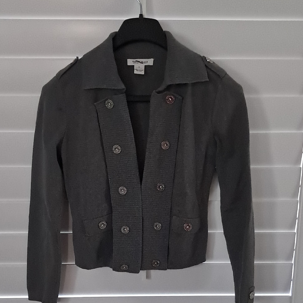 White House Black Market Dark Gray Blazer